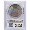 Image 1 : 1885-O $1 Morgan Silver Dollar Coin PCGS MS63 Amazing Rainbow Toning