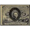 Image 1 : March 3, 1863 Second Issue 5 Cents Fractional Currency Note