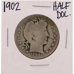 1902 Barber Liberty Head Half Dollar Coin