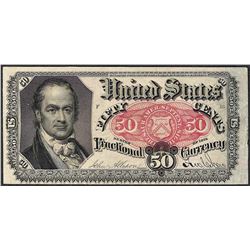 1875 Fifth Issue 50 Cents Fractional Currency Note
