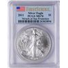Image 1 : 2011 $1 American Silver Eagle Coin PCGS MS70 First Strike