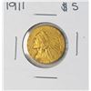 Image 1 : 1911 $5 Indian Head Half Eagle Gold Coin