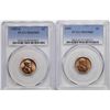 Image 1 : Lot of 1955 & 1955-D Lincoln Wheat Cent Coins PCGS MS65RD