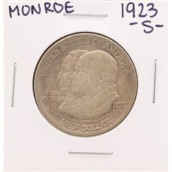 1923-S Monroe Doctrine Commemorative Half Dollar Coin