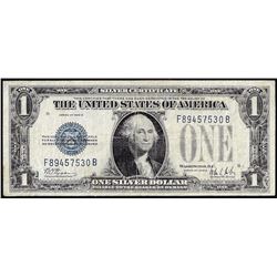 1928B $1 Funnyback Silver Certificate Note