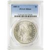 Image 1 : 1881-S $1 Morgan Silver Dollar Coin PCGS MS64