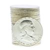 Image 1 : Roll of (20) Brilliant Uncirculated 1963 Franklin Half Dollar Coins