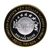 Image 1 : .999 Silver Harrah's Casino Reno, Nevada $10 Casino Limited Edition Gaming Token