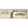 Image 1 : October 21st, 1893 World's Columbian Exposition Ticket with Attached Stub