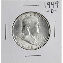 1949-D Franklin Half Dollar Coin