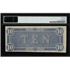 Image 2 : 1864 $10 Confederate States of America Note T-68 PMG Uncirculated 62