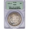 Image 1 : 1879-S $1 Morgan Silver Dollar Coin PCGS MS65 Old Rattler Holder