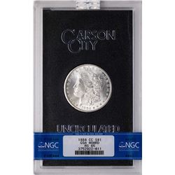 1884-CC $1 Morgan Silver Dollar Coin GSA Hoard NGC MS65
