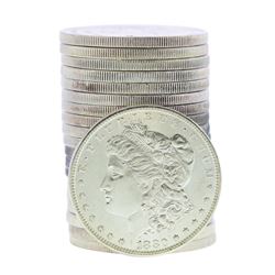 Roll of (20) Brilliant Uncirculated 1880-S $1 Morgan Silver Dollar Coins