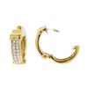 Image 2 : 14KT Yellow Gold 1.60 ctw Diamond Earrings