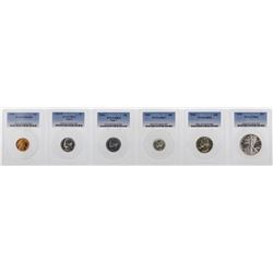 1942 (6) Coin Proof Set PCGS PR64/65/66/67