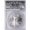 Image 1 : 2018 $1 American Silver Eagle Coin ANACS MS70 First Day of Issue