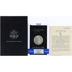 1891-CC $1 Morgan Silver Dollar Coin GSA Hoard NGC MS61 w/Box & COA