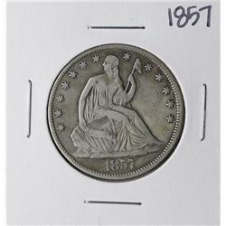 1857 Liberty Seated Half Dollar Coin