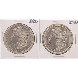 Lot of 1885-1886 $1 Morgan Silver Dollar Coins