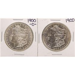 Lot of 1900 & 1900-O $1 Morgan Silver Dollar Coins