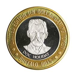 .999 Silver Buffalo Bills Resort & Casino Primm, NV $10 Limited Edition Gaming T