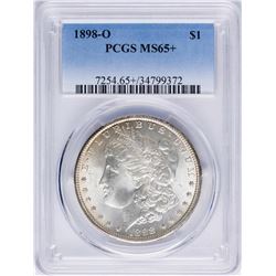 1898-O $1 Morgan Silver Dollar Coin PCGS MS65+