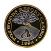 Image 1 : .999 Silver Foxwoods Resort Rhode Islands Casino $10 Limited Edition Gaming Toke