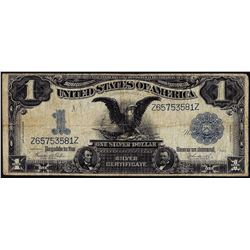 1899 $1 Black Eagle Silver Certificate Note