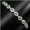 Image 1 : Natural Rich Green Emerald Bracelet
