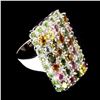 Image 1 : Natural Fancy Tourmaline Diopside 56.20 Ct  Ring