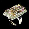 Image 2 : Natural Fancy Tourmaline Diopside 56.20 Ct  Ring