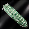 Image 1 : Natural Top Rich Green Emerald Bangle