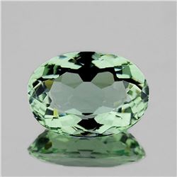 NATURAL GREEN AMETHYST 13x9.5 MM - FL