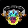 Image 1 : Natural AAA MULTI COLOR, TOPAZ & CITRINE Ring