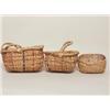 Image 1 : 3 Nootka Handled Baskets