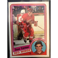 1984-85 Topps Steve Yzerman Rookie Card #49