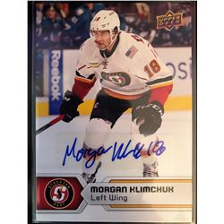 2017-18 Upper Deck AHL Morgan Klimchuk Autograph #46