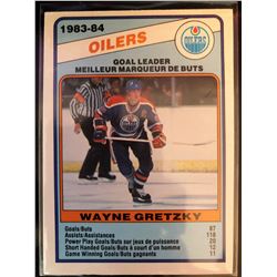 1984-85 O-Pee-Chee Wayne Gretzky Scoring Leaders #357