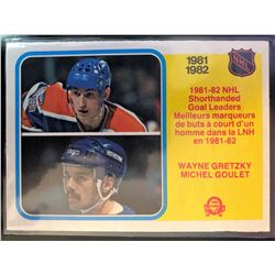 1982-83 O-Pee-Chee Wayne Gretzky NHL Shorthand Goals