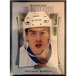 2016-17 Upper Deck Rookies Portraits Matthew Barzal