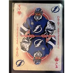 2018-18 O-Pee-Chee Playing Cards Andrei Vasilevskiy #3H