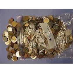 3 Pound Large Bag of World Coins Assorted Countries