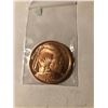 Image 2 : 2013 BUFFALO CHIEF 1oz Copper Coin 999 Fine Copper