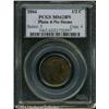 Image 1 : 1804 1/2 C Plain 4, No Stems MS62 Brown PCGS. B-10 1804 1/2 C Plain 4, No Stems MS62 Brown PCGS.