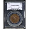 Image 1 : 1826 1C MS64 Brown PCGS. N-5, High R.2. Pleasing l 1826 1C MS64 Brown PCGS.