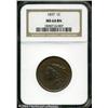 Image 1 : 1837 1C Medium Letters MS64 Brown NGC. N-6, Low R. 1837 1C Medium Letters MS64 Brown NGC.