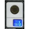 Image 2 : 1843 1C Petite Head, Small Letters MS65 Brown NGC. 1843 1C Petite Head, Small Letters MS65 Brown NGC
