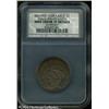 Image 1 : 1853 1C --Struck 25% Off Center--VF Details, Damaged, 1853 1C --Struck 25% Off Center--VF Details, D