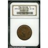 Image 1 : 1856 1C Upright 5 MS65 Red and Brown NGC. N-12, Hi 1856 1C Upright 5 MS65 Red and Brown NGC.